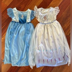 2 Frozen Elsa Nightgowns